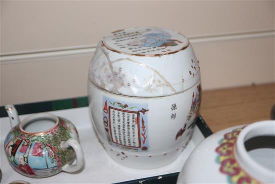 A collection of Chinese ceramics